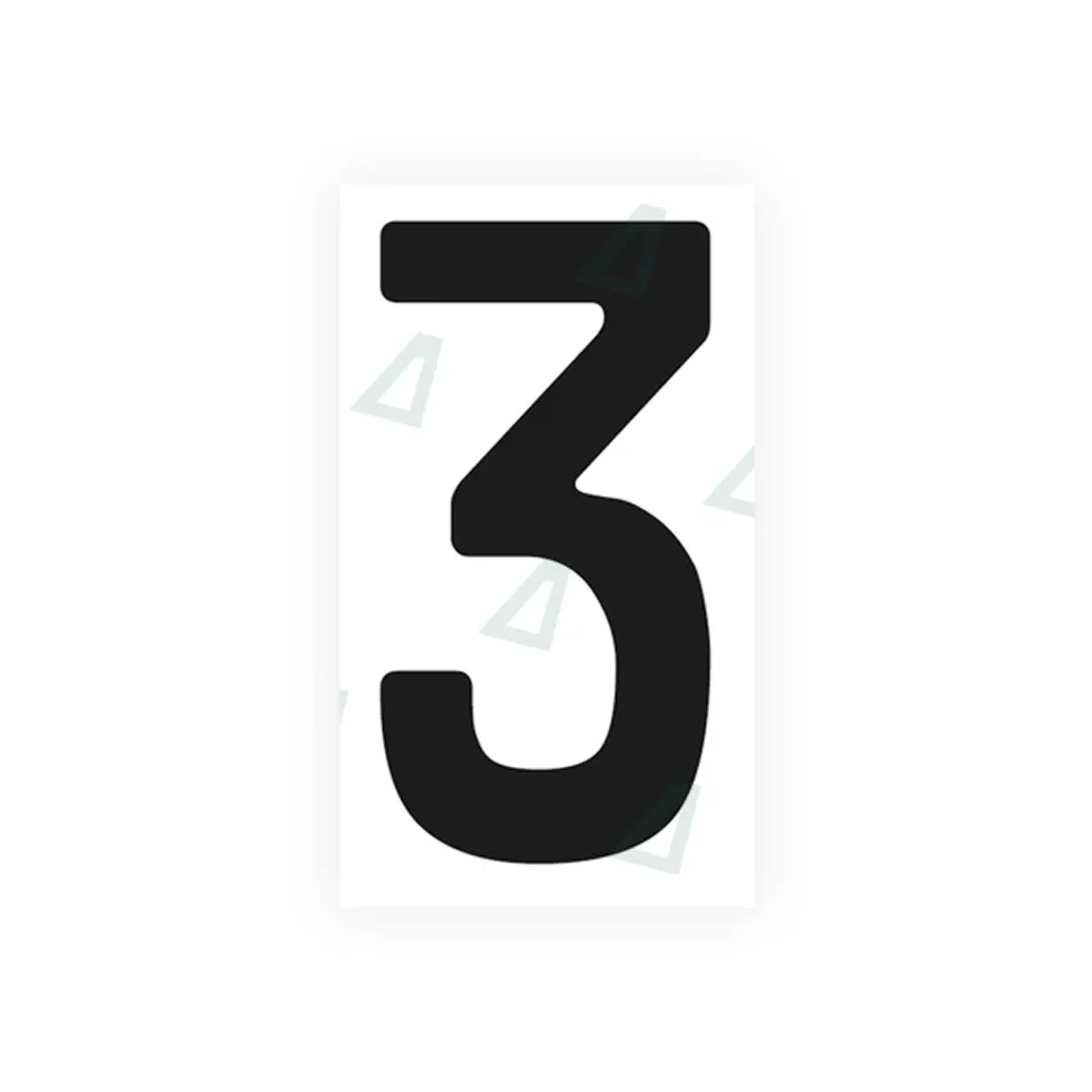 Alite Nanofilm for Bolivia license plates - Symbol "3"
