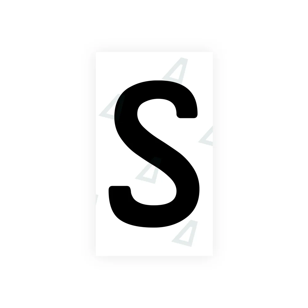 Alite Nanofilm for Germany (wide) number plates - Symbol "S"