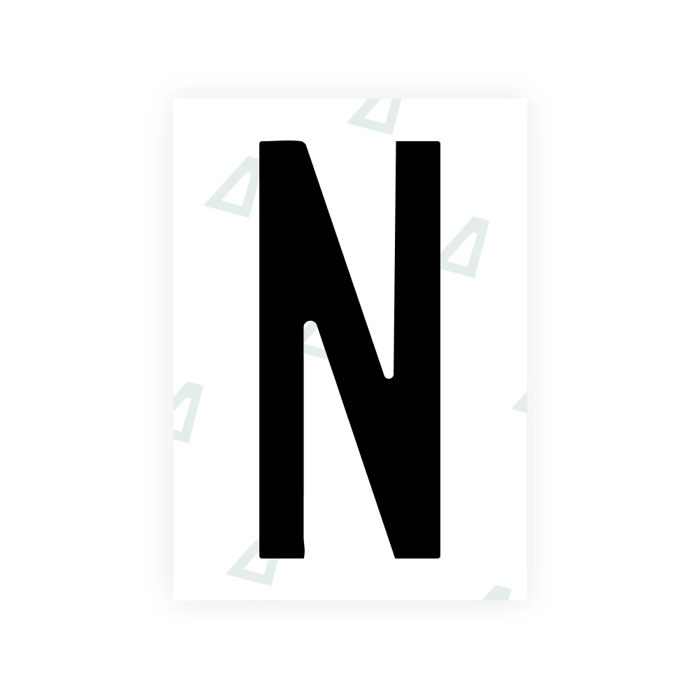 Alite Nanofilm for US (Alaska 2021) license plates - Symbol "N"
