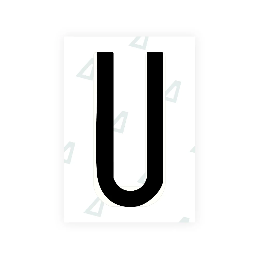 Alite Nanofilm for US (Hawaii) license plates - Symbol "U"