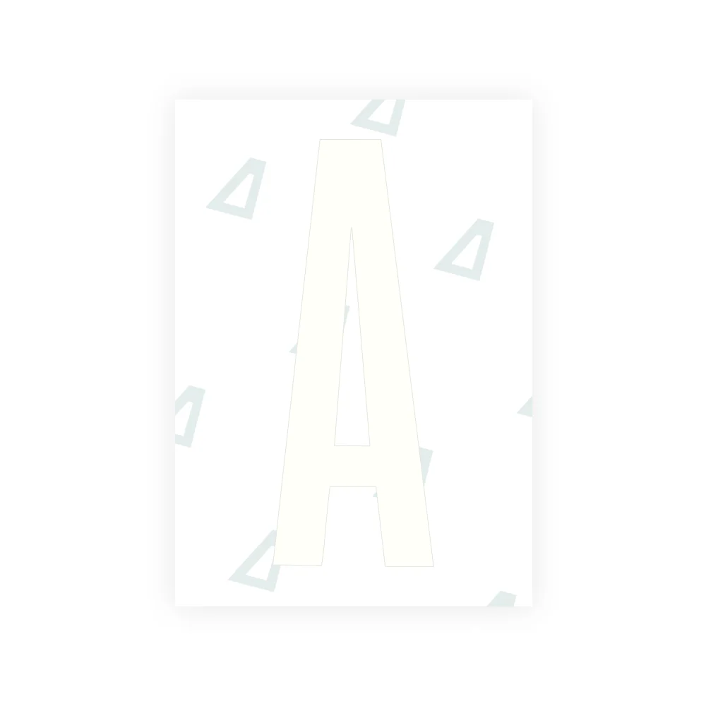 Alite Nanofilm for US (Kentucky - Flat) license plates - Symbol "A" - Image 2