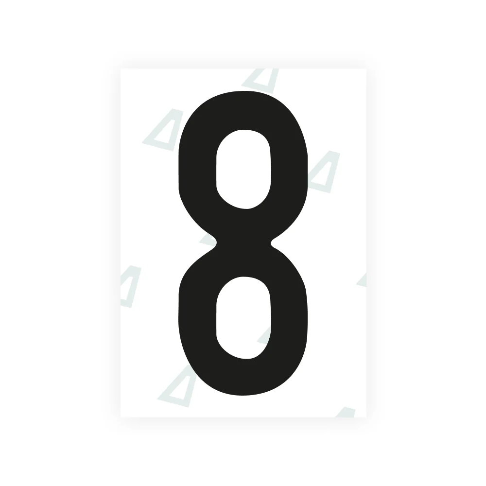 Alite Nanofilm for US (Utah 1994 - Round) license plates - Symbol "8"