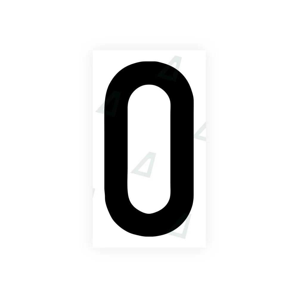 Alite Nanofilm for rear Switzerland license plates - Symbol "O"