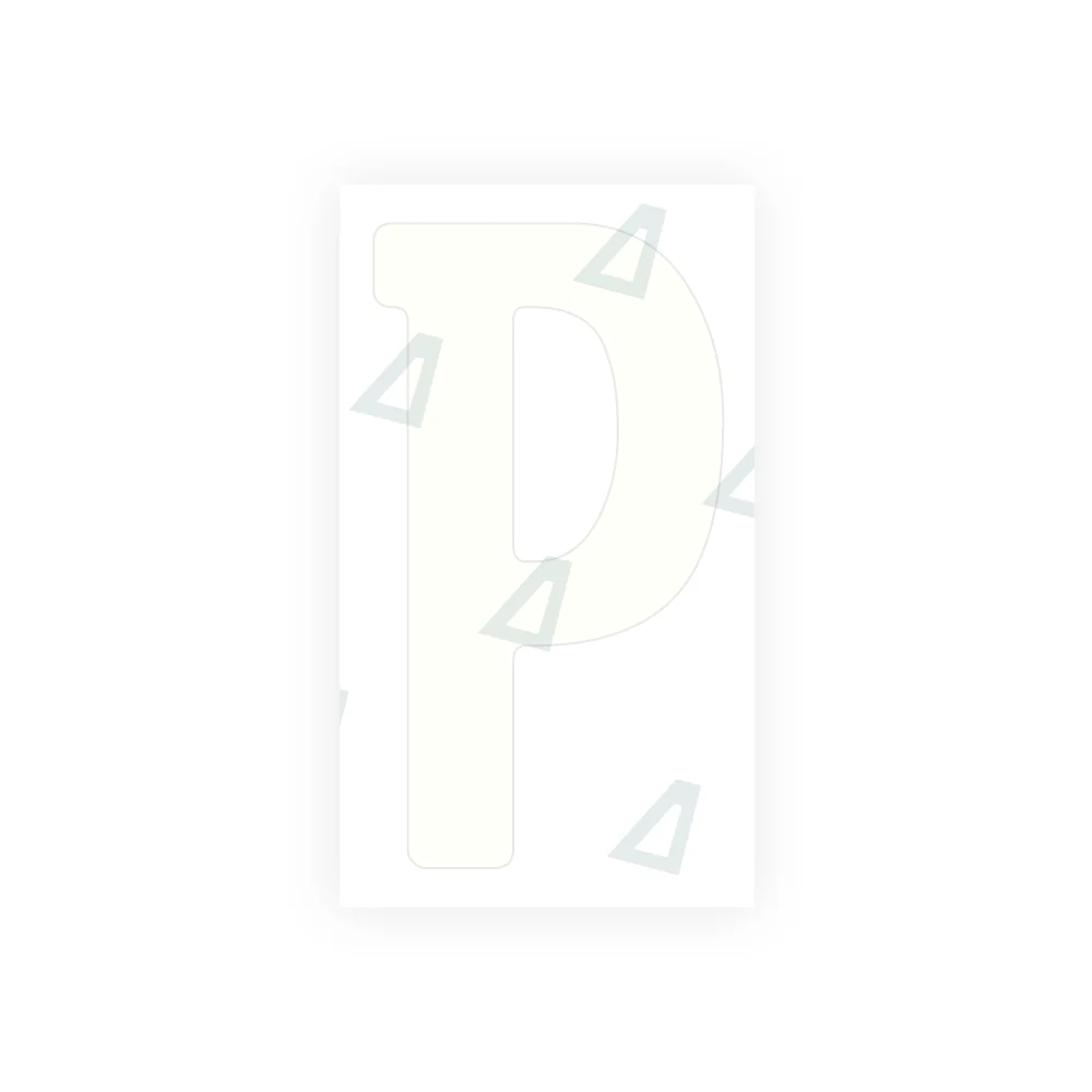 Alite Nanofilm for Germany (standard) license plates - Symbol "P" - Image 2