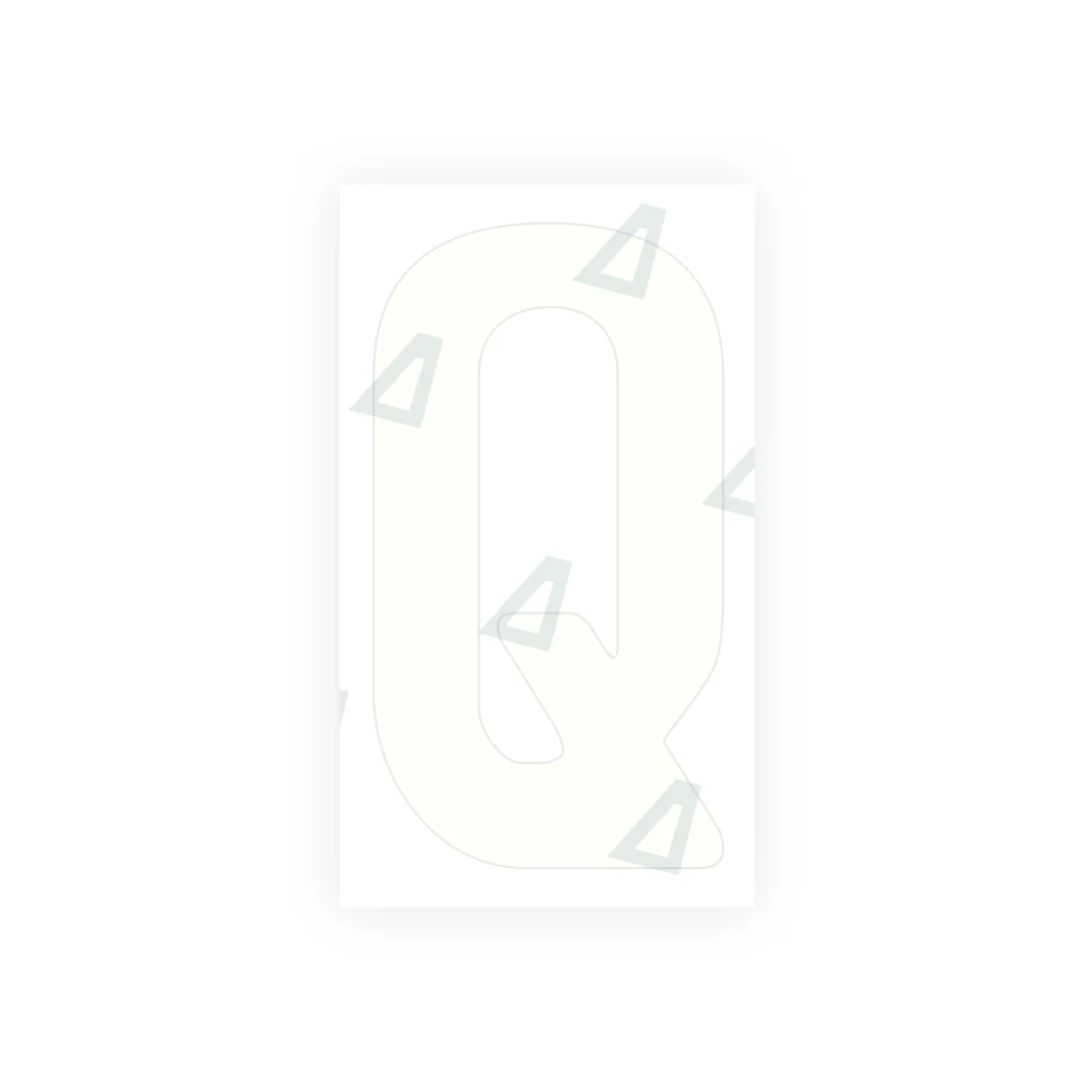 Alite Nanofilm for Germany (standard) license plates - Symbol "Q" - Image 2