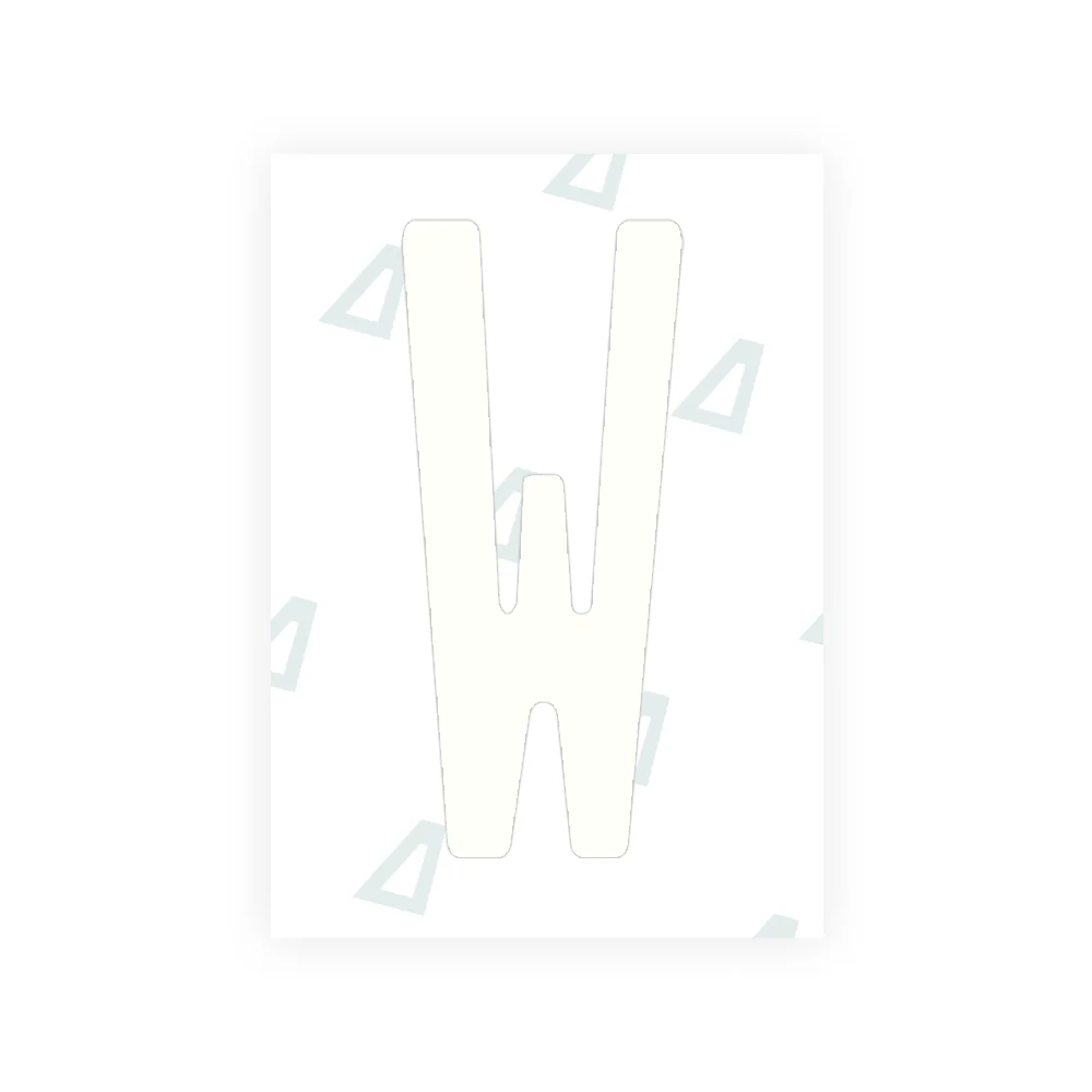 Alite Nanofilm for Peru license plates - Symbol "W" - Image 2