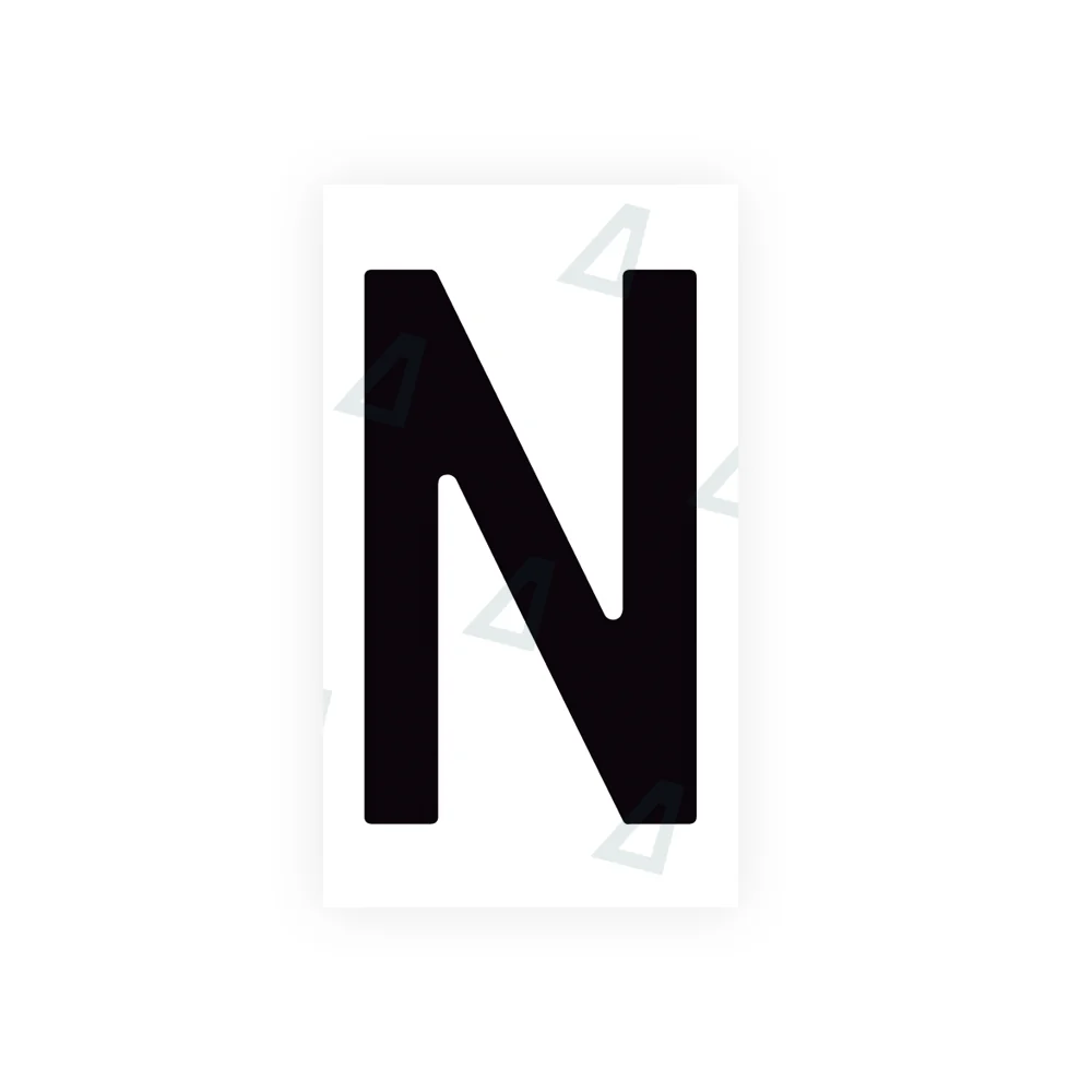 Alite Nanofilm for Spain Flat license plates - Symbol "N"