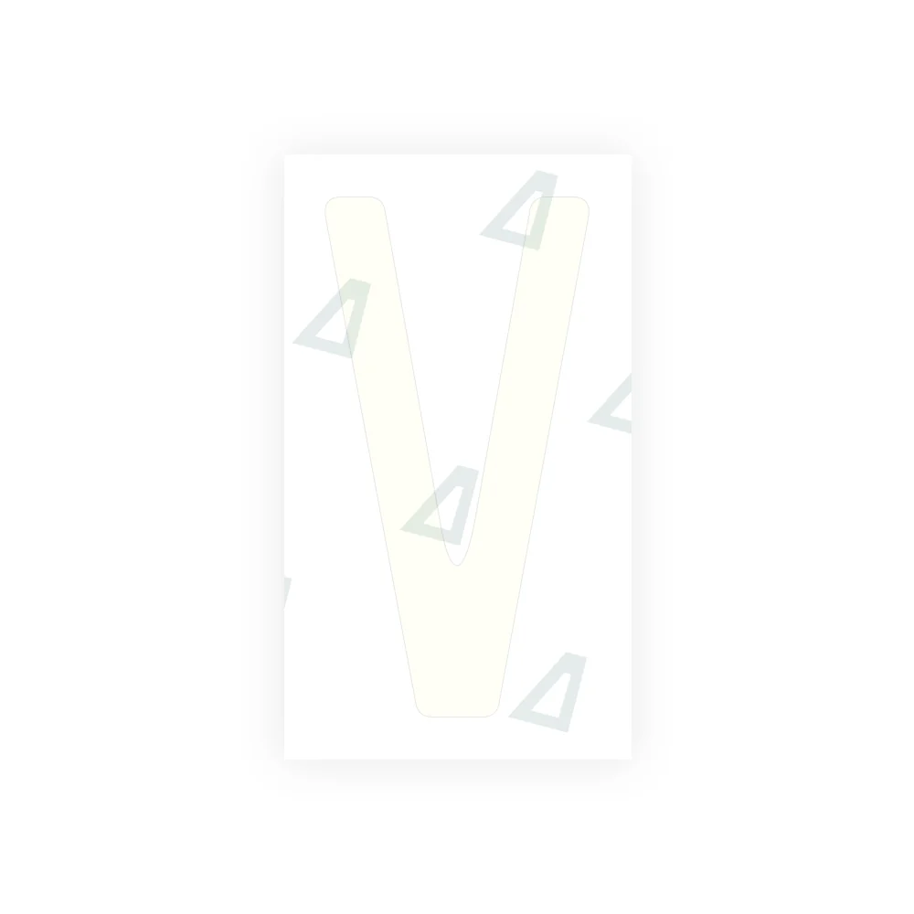 Alite Nanofilm for US (California) license plates - Symbol "V" - Image 2